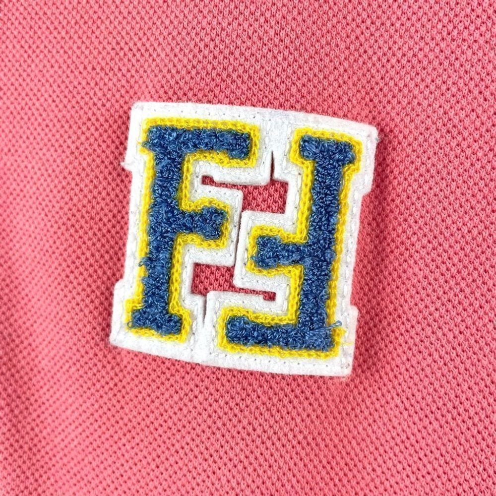 FENDI Pink And Blue Check FF Polo Dress Size 10 - Picture 5 of 10
